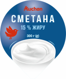 Етикетка платинка для сметани 2